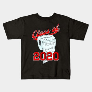 Class of 2020 Funny Toilet Paper Seniors and Graduation Kids T-Shirt